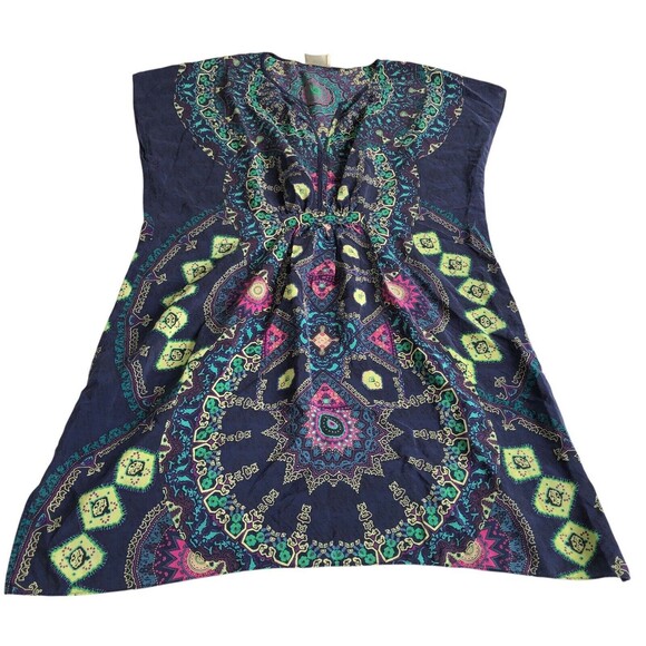 Anthropologie Maeve Medallion Silk Dress size Medium - Picture 5 of 10